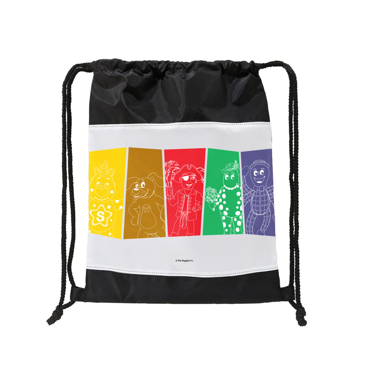 The Wiggles Drawstring Bag Wiggly Friends